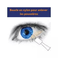 Stylo oculaire 2 en 1 pour extraction corps étranger cornéen