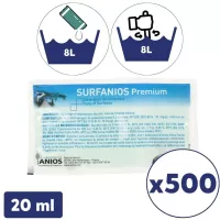 Surfanios Premium - Dose de 20 ml - Lot de 500