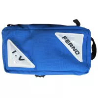 Sac de secours cordura bleu 23x12x9cm avec élastique à remplir