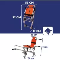 Chaise portoir ambulance S-242 Ferno avec anneaux pour harnais