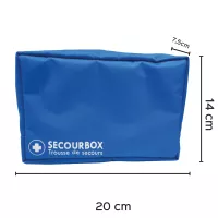 Trousse de premiers secours soin brûlure 20 x 14 x 7,5 cm