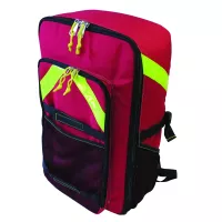 Sac à dos rouge de secours 55x34,5x22cm 35L avec aménagement intérieur