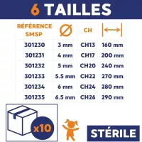 Sonde endotrachéale avec ballonnet Medtronic Shiley - La boîte de 10