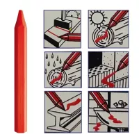 Craie de marquage rouge luminescente - Boite de 12