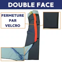 Enveloppe bactériostatique double face 90°