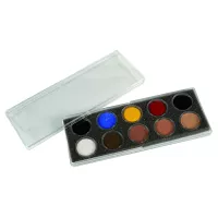 Fard crème pour maquillage de secourisme - Palette de 10 couleurs