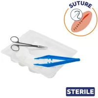 Kit stérile d'ablation de fils de suture avec coupe-fils