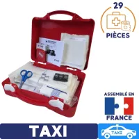 Trousse de secours Taxi conventionné VTC - Remplie