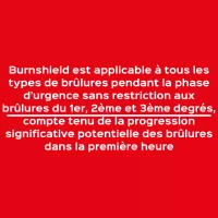 Mini couverture hydrogel BURNSHIELD 1x1m - Soin Brulure dos ou torse