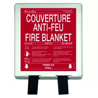 Couverture anti feu 120 x 120cm norme en1869:1997