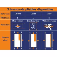 Brancard pliable 10-3 - pliant en 4