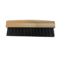 Brosse à reluire avec poils noirs