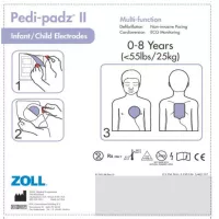 Électrode défibrillateur enfant Pedi Padz II AED Plus Zoll