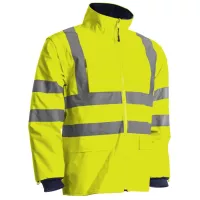 Parka haute visibilité 4 en 1 - Jaune fluo