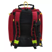 Sac à dos de secours 45x54x33cm 80L avec 6 compartiments intérieurs amovibles