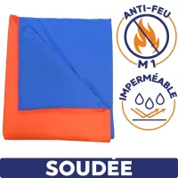 Couverture bactériostatique 90° soudée haute visibilité soudée