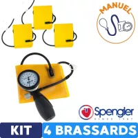 Tensiomètre manuel Spengler Lian Nano Clinic - Kit 4 brassards