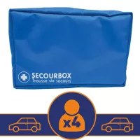 Trousse de secours voiture 4 personnes - Remplie