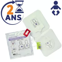 Électrode défibrillateur enfant Pedi Padz II AED Plus Zoll