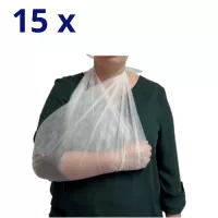 Echarpe triangulaire d'immobilisation non-tissé - Lot de 15