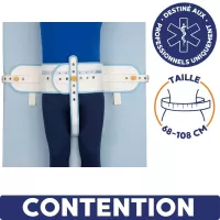 ceinture de contention abdominale​ au lit,maintien pelvien et système fermeture Tour de taille 68-108 cm