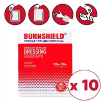 Compresse brulure Burnshield 10 x 10 cm - Lot de 5