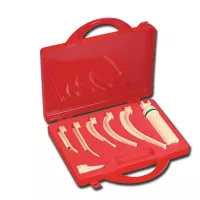 Laryngoscope fibre optique - coffret manche et 6 lames jetables