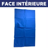 Couverture bactériostatique 110x190cm 90° soudée bleu roi