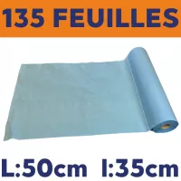 Drap examen médical uu - Rouleau 135 feuilles 50x35 cm