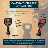 Caméra thermique Seek Thermal Attack Pro pour pompiers