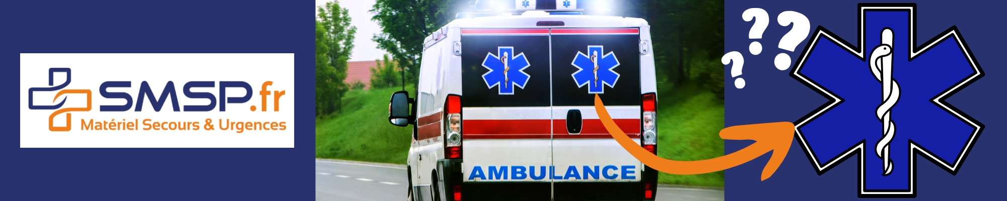 ambulance croix bleue​